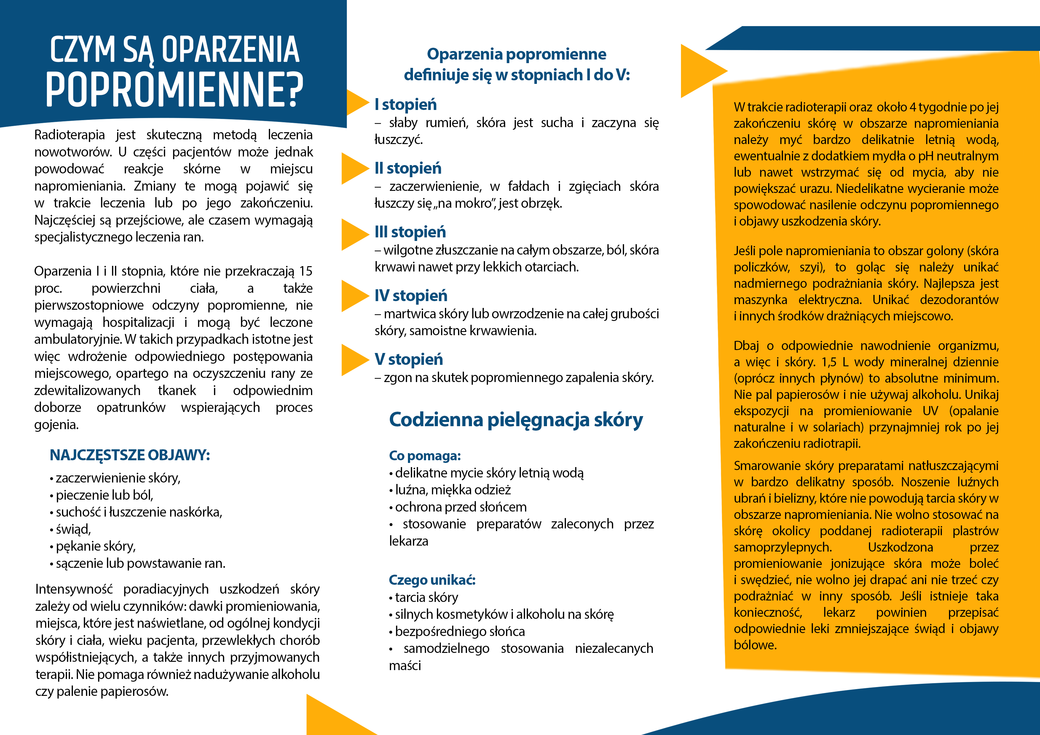 czym są  oparzenia popromienne